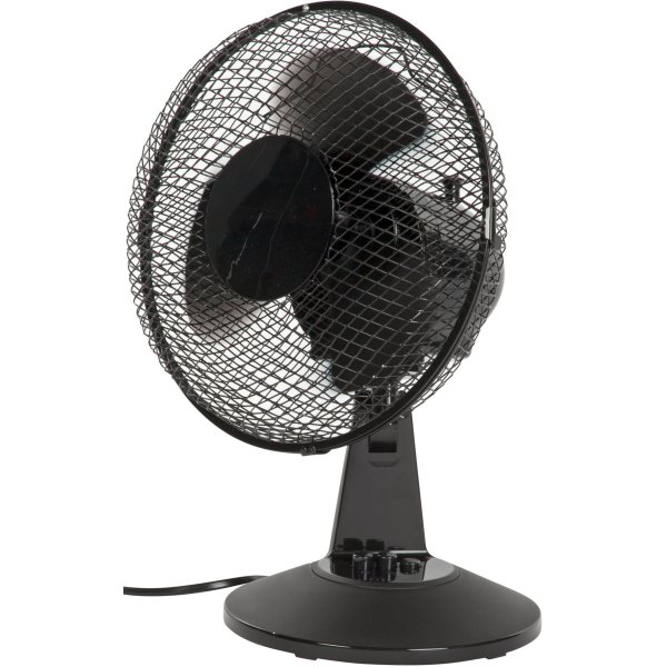 Bordventilator 23 cm, sort