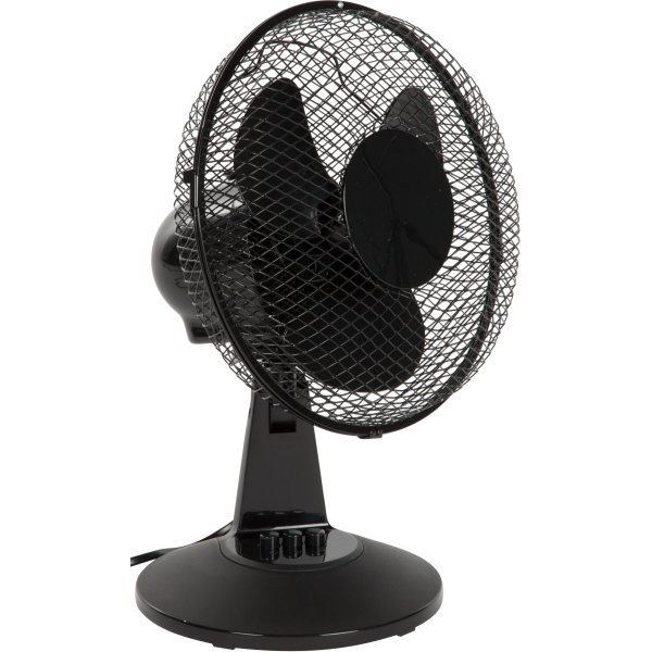 Bordventilator 23 cm, sort