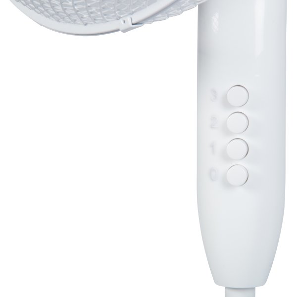 Max Gulvventilator 40 cm, hvid