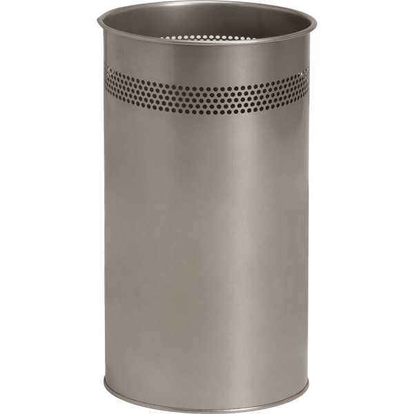 Twin Metal Papirkurv | 21 liter | Sølv