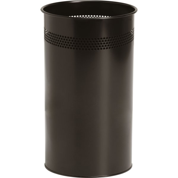 Twin Metal Papirkurv | 21 liter | Sort