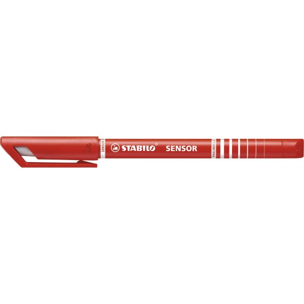 Stabilo Sensor Fineliner | F | Rød