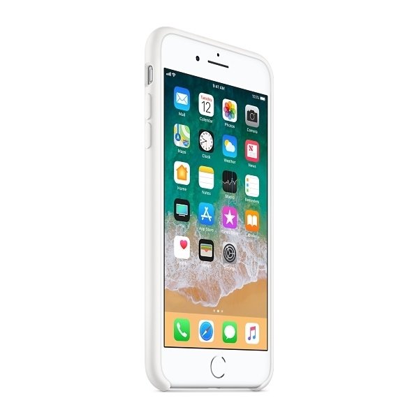 Apple iPhone 8 Plus silikone cover, hvid