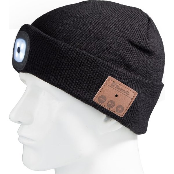 Zmartgear hue med bluetooth headset og lygte, Sort