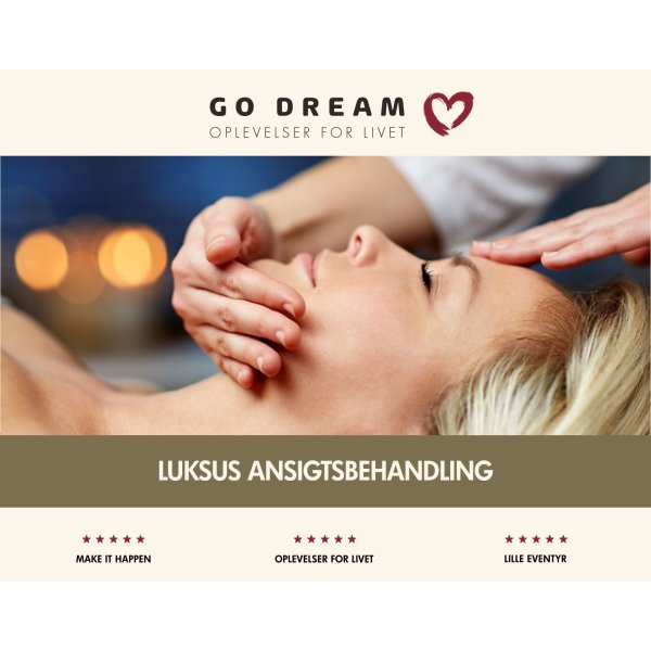 Oplevelsesgave - Luksus ansigtsbehandling