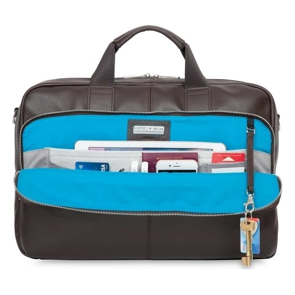 Knomo Amesbury 15" computertaske, brun
