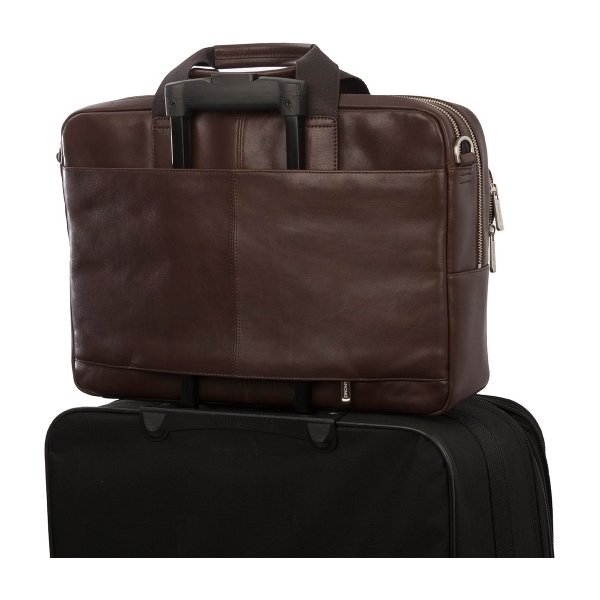 Knomo Amesbury 15" computertaske, brun