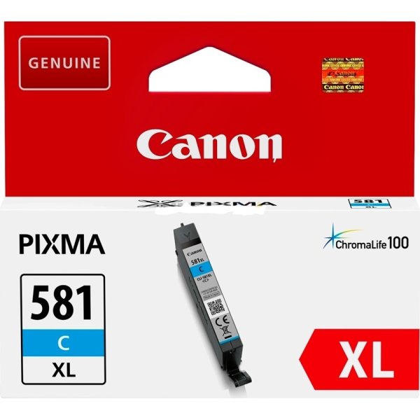 Canon CLI-581XL blækpatron cyan, 519s