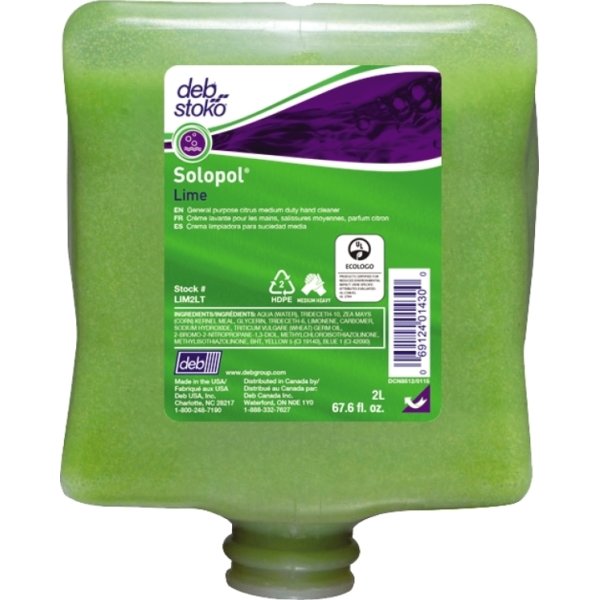 Deb Solopol Lime Wash håndrens m. parfume, 2 L
