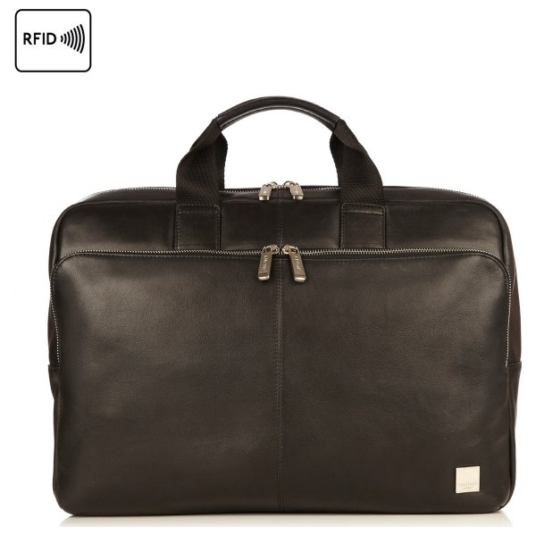 Knomo Newbury briefcase 15" computertaske, sort