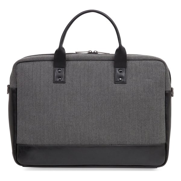 Knomo Princeton 15,6" computertaske i sort/grå Køb her Lomax