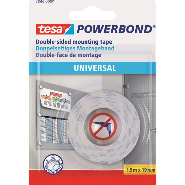 tesa Powerbond Monteringstape | 19mm x 1,5m