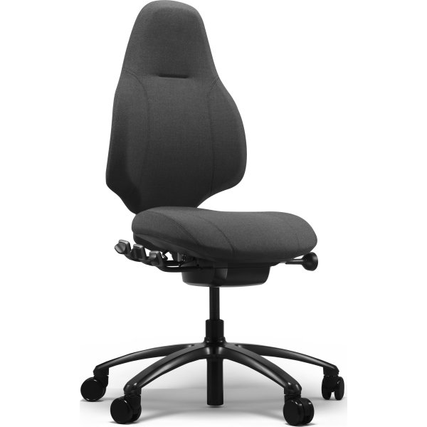 RH Mereo 220 kontorstol sort Select stof/sort stel