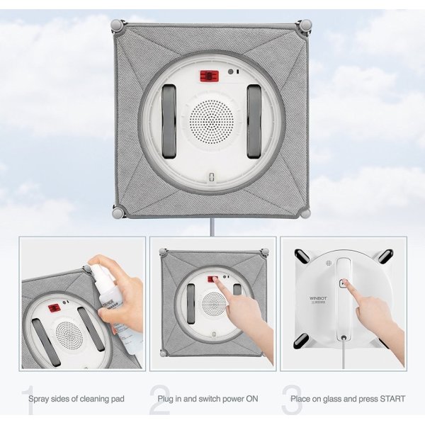 Ecovacs W950 - Vindues vaskerobot