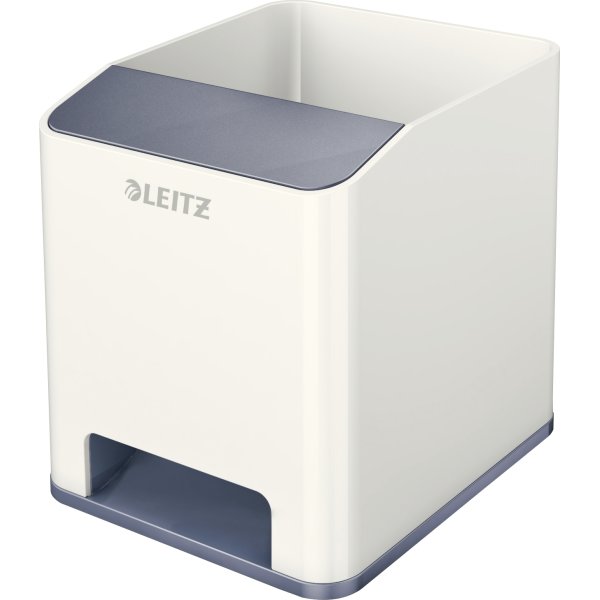 Leitz WOW Penneholder, hvid/grå