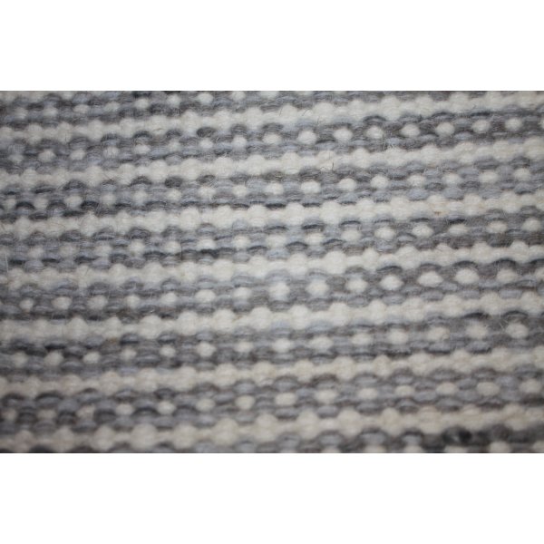 Pilas tæppe, 80x250 cm., silver