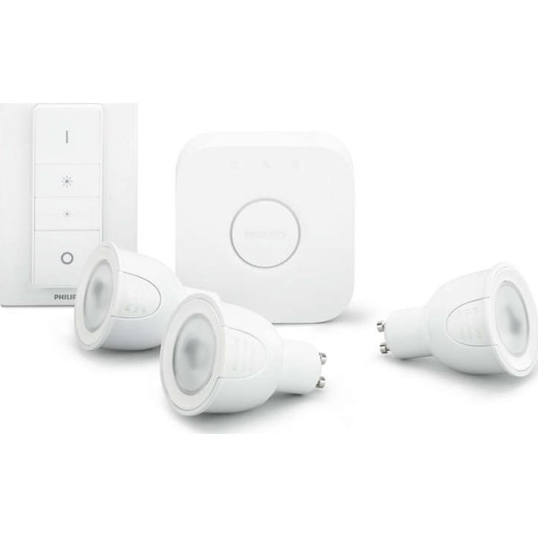 Philips HUE GU10 atmosfærelys sampak, hvid+farvet