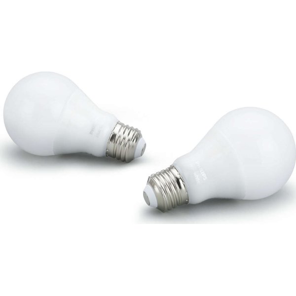 Philips HUE 9W A60 E27 dobbeltpakke, hvid