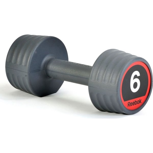 Reebok Gummi Håndvægt, 6 kg