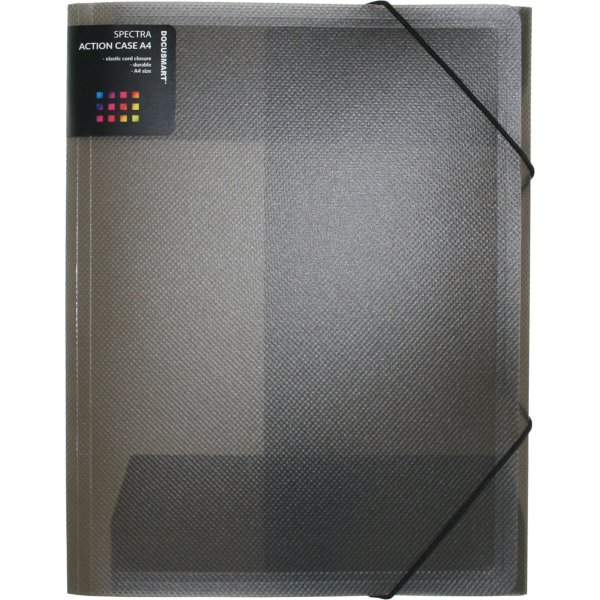 Docusmart Elastikmappe A4 | PP | Smoke