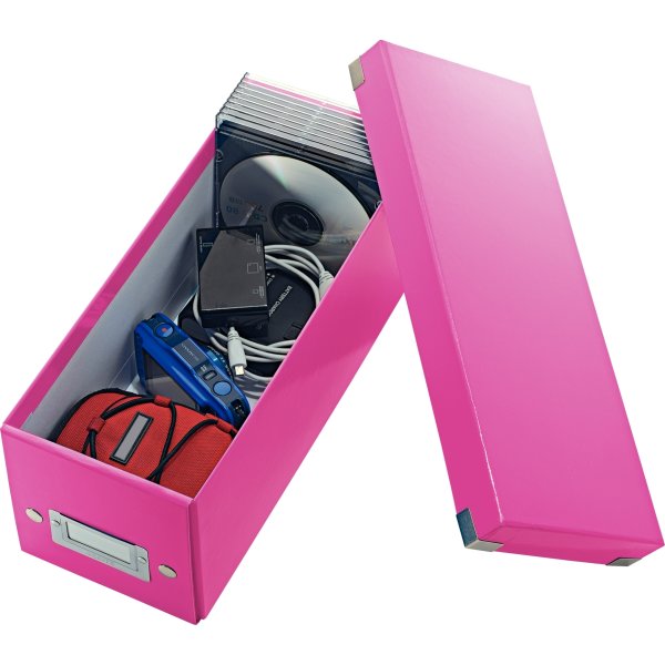 Leitz Click & Store CD-boks, pink