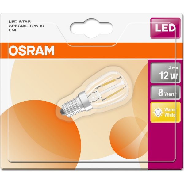 Osram LED Specialpære E14, 1,3W=10W