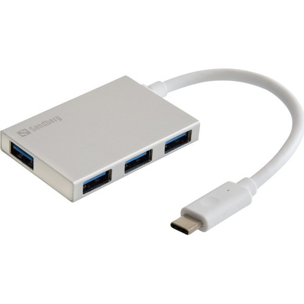 flyde Afslag anbefale Sandberg USB-C til 4x USB 3.0 - Køb hos lomax.dk | Lomax A/S