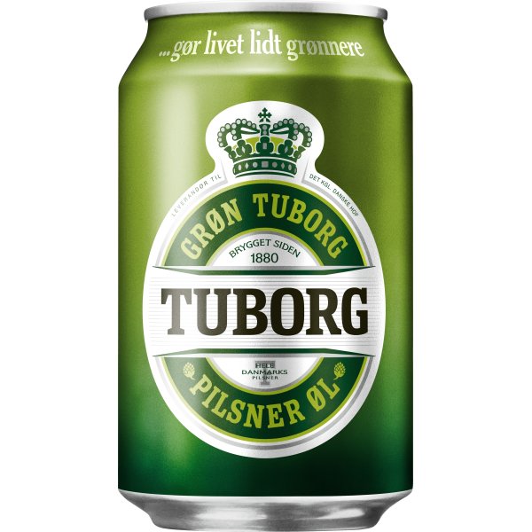 Grøn Tuborg 33 cl