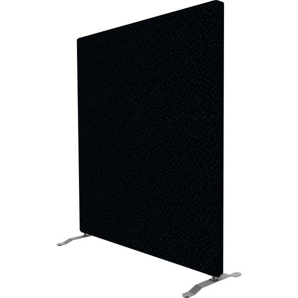 Easy skærmvæg H125xB120 cm sort, inkl. ben