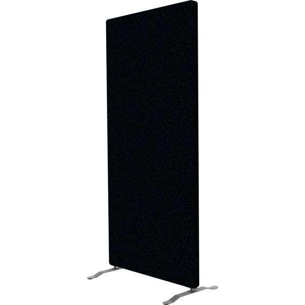 Easy skærmvæg H155xB80 cm sort, inkl. ben