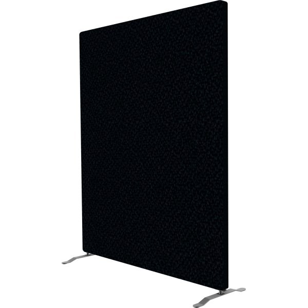 Easy skærmvæg H155xB140 cm sort, inkl. ben
