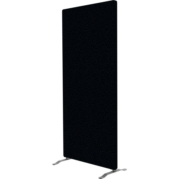 Easy skærmvæg H170xB80 cm sort, inkl. ben