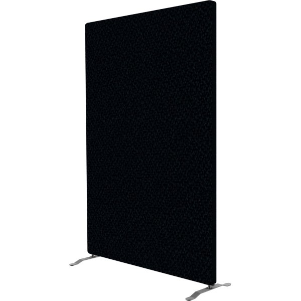Easy skærmvæg H170xB120 cm sort, inkl. ben