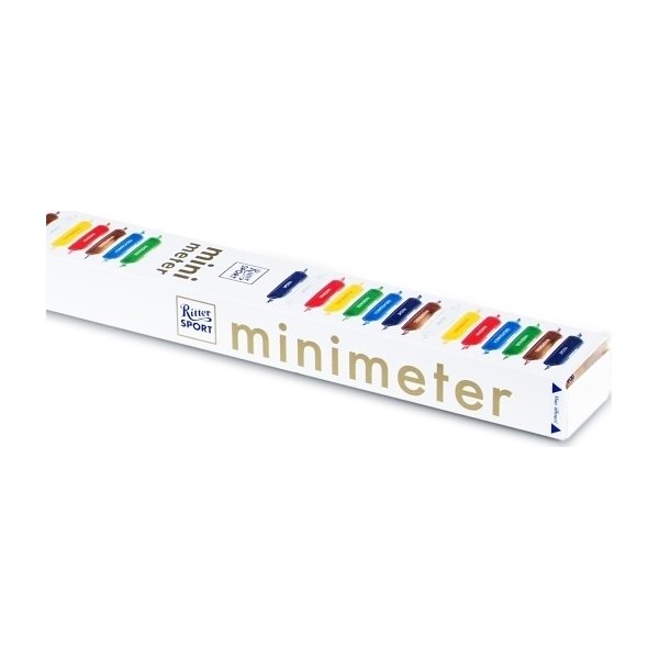 Ritter Sport Minimeter 1 meter, 7 variant. 72 stk.
