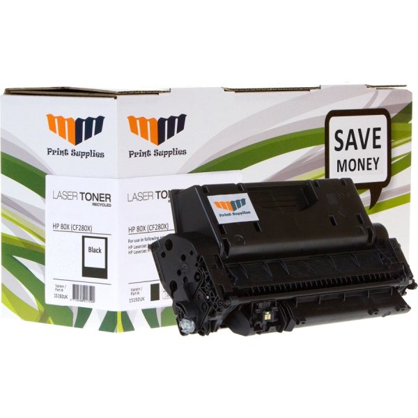 MM CF280X Lasertoner, sort, 6800s