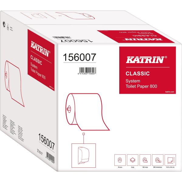 Katrin Classic System Toiletrulle | 2-lag