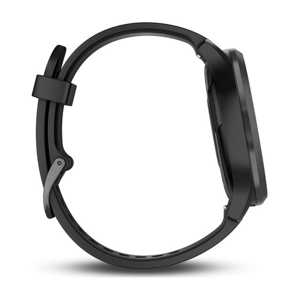 Garmin vívomove® HR hybrid-smartwatch, sort (L)