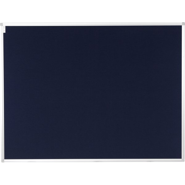 Vanerum opslagstavle 92,5x122,5 cm, blå bomuld