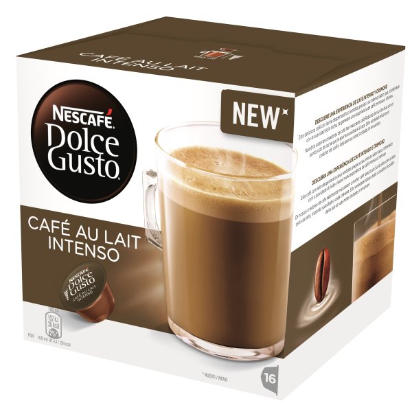 DolceGusto Cafe Au Lait Inten. Kaffekapsler,16 stk