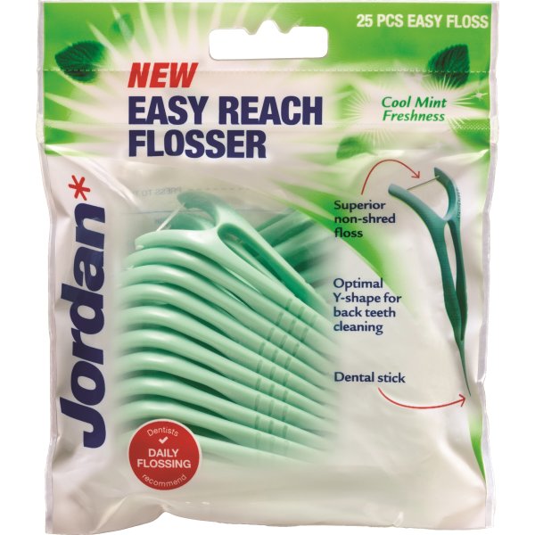 Jordan Easy Reach Flosser, 25 stk