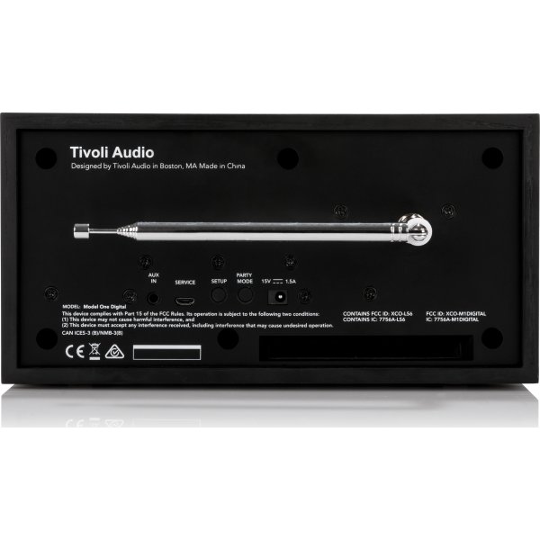 Tivoli Audio One Digital DAB+radio, sort