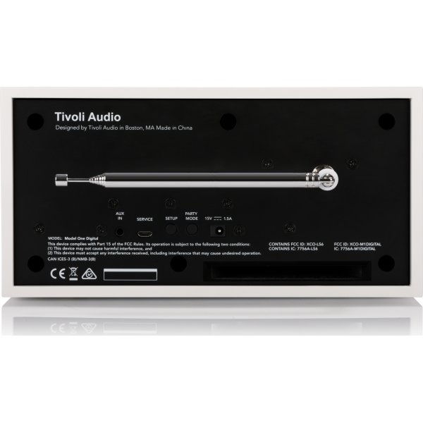 Tivoli Audio One Digital DAB+radio, hvid/grå