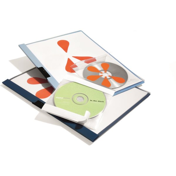 Durable CD-lomme | Selvklæ. | 10 stk.