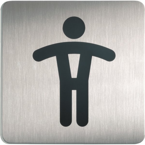 Durable Skilt | Firkantet | Herre toilet