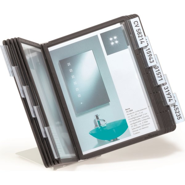 Durable A5 Table 10 Displaysystem m.10 stk. lommer
