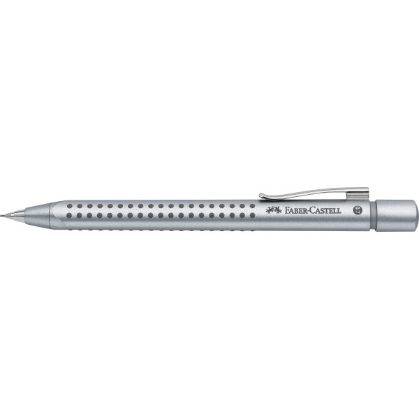 Faber-Castell Grip Stiftblyant | 0,7 mm | Sølv