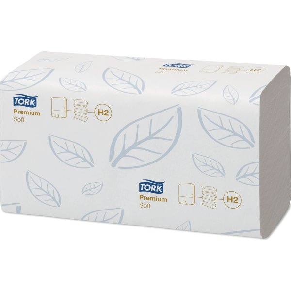 Tork H2 Xpress Premium Håndklædeark, 4-fold, 21 pk