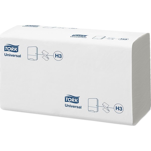 Tork H3 Universal Håndklædeark, zig-zag fold,15 pk
