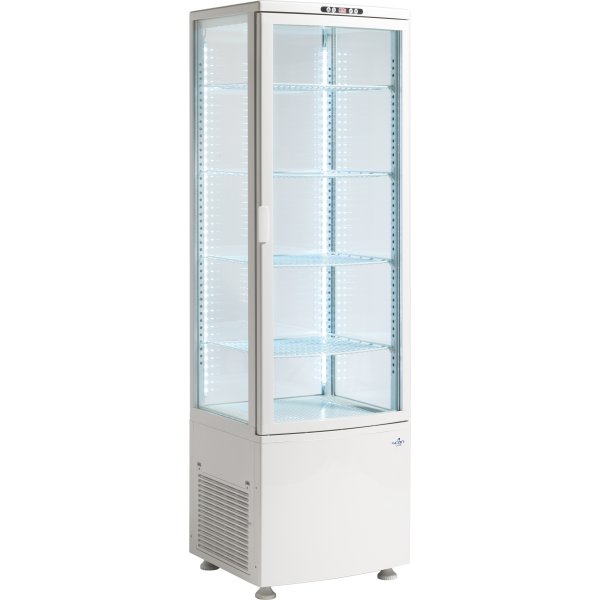 Scandomestic RT 236 displaykøleskab (glas), 235 L.