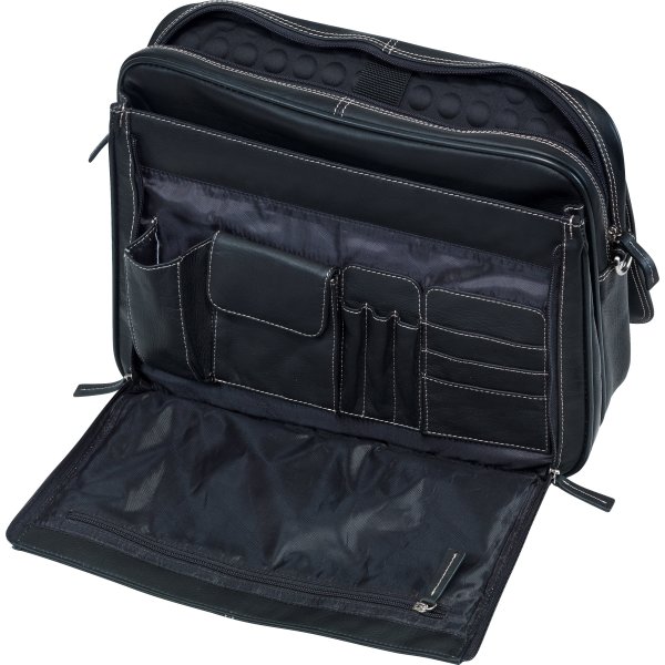 Pierre by Elba White Line 16" computertaske, sort